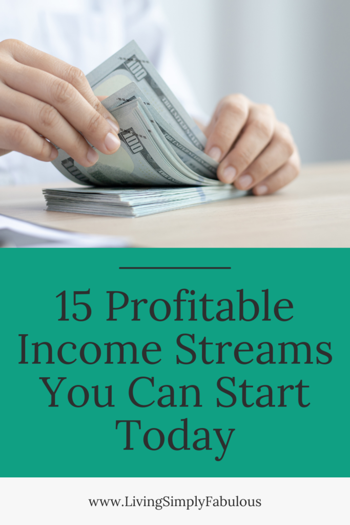 Passive income streams are great ways to make extra money without spending a lot of time on them.